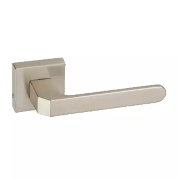 Europa Mortise Handle Rose Zinc Stainless Steel Finish, MHZR694SS
