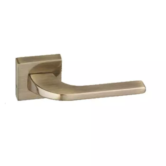 Europa Mortise Handle Rose Zinc Antique Brass Finish, MHZR692AB