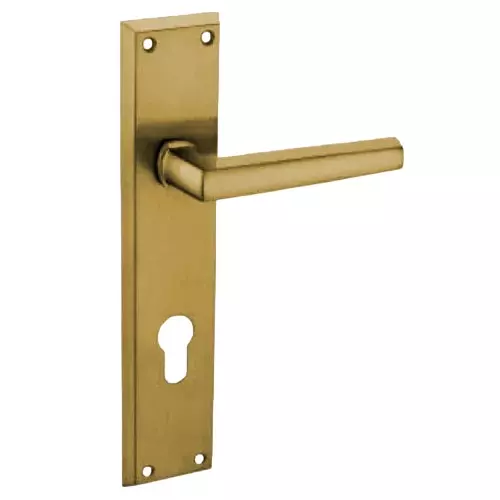Godrej Door Handle Set 1CK NEH 17 Antique Brass, 3043