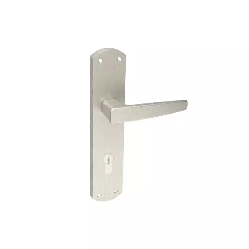 Godrej Rossete Door Handle 1CK EM 03 Satin Steel, 9527