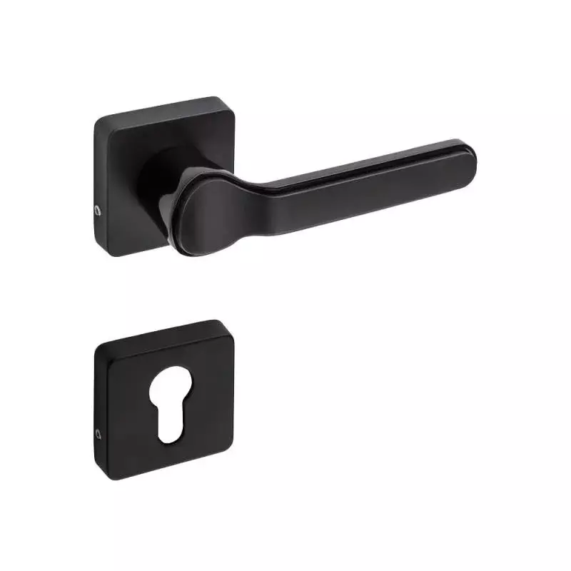 OZONE Astro Series SIRIUS Mortise Handle 45x85 mm High-Quality Zinc Alloy Dual Black Finish 200 mm Length, OZH-AST-SIR 8” DUAL BLACK