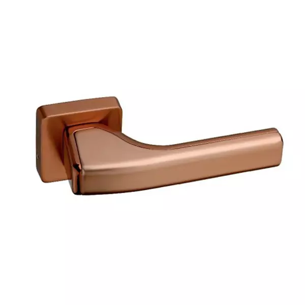 Europa Mortise Handle Zinc Matte Rose Gold & Rose Gold Finish, GMHZR714