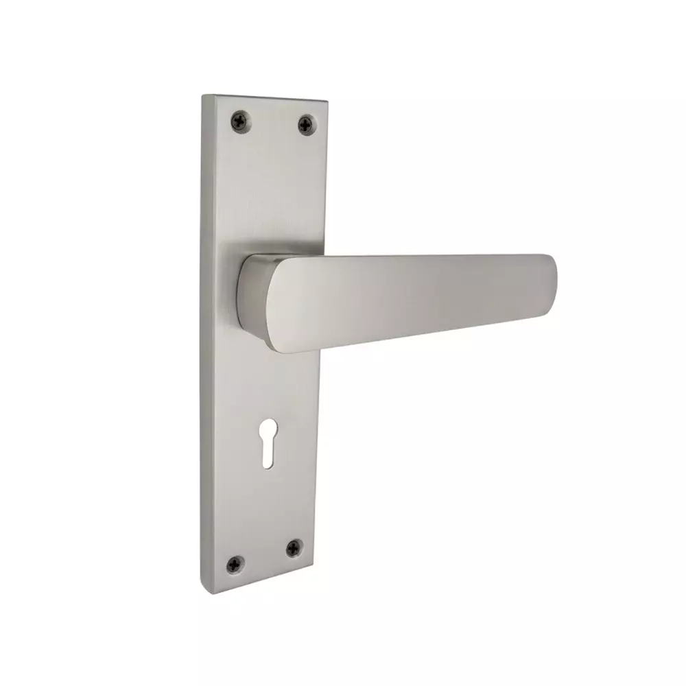 Harrison B-777 Series Mortise Lock Handle Aluminium SS/CP Finish with 3 Keys, 23501