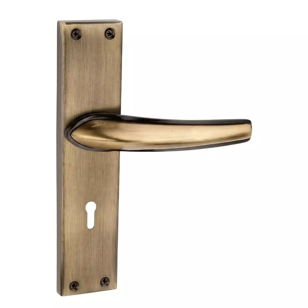 Harrison S-99 Right Hand Side Door Handle Zamak 3 200 mm Plate Size Antique Finish, 29003