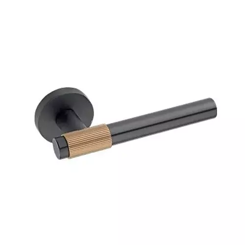 Quba Iconic Door Handle Brass JBM/RGMPVD Finish, QX 2035