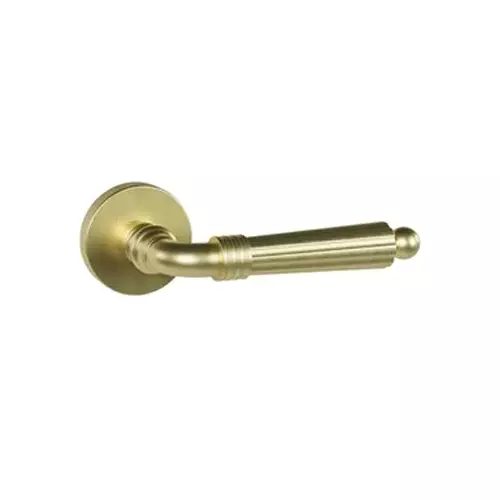 Quba Iconic Door Handle Brass BGPVD Finish, QX 2041