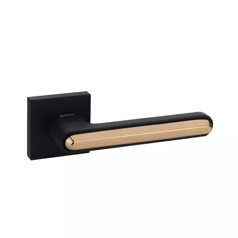 Quba Platini Door Handle Zinc Alloy RG/JBM Finish, Q 5001