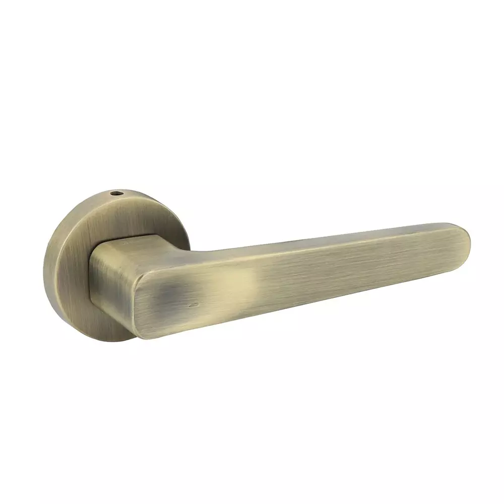 Quba Platini Door Handle Zinc Alloy ABM Finish, Q 5004