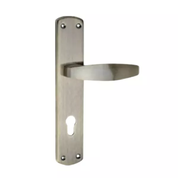 Tasa Mortise Handle Iron Stainless Steel Finish, MH-BOLT
