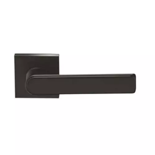 Europa Mortise Handle Rose Zinc 9 inch (228 mm) Matte Black Finish, M516961R677MB