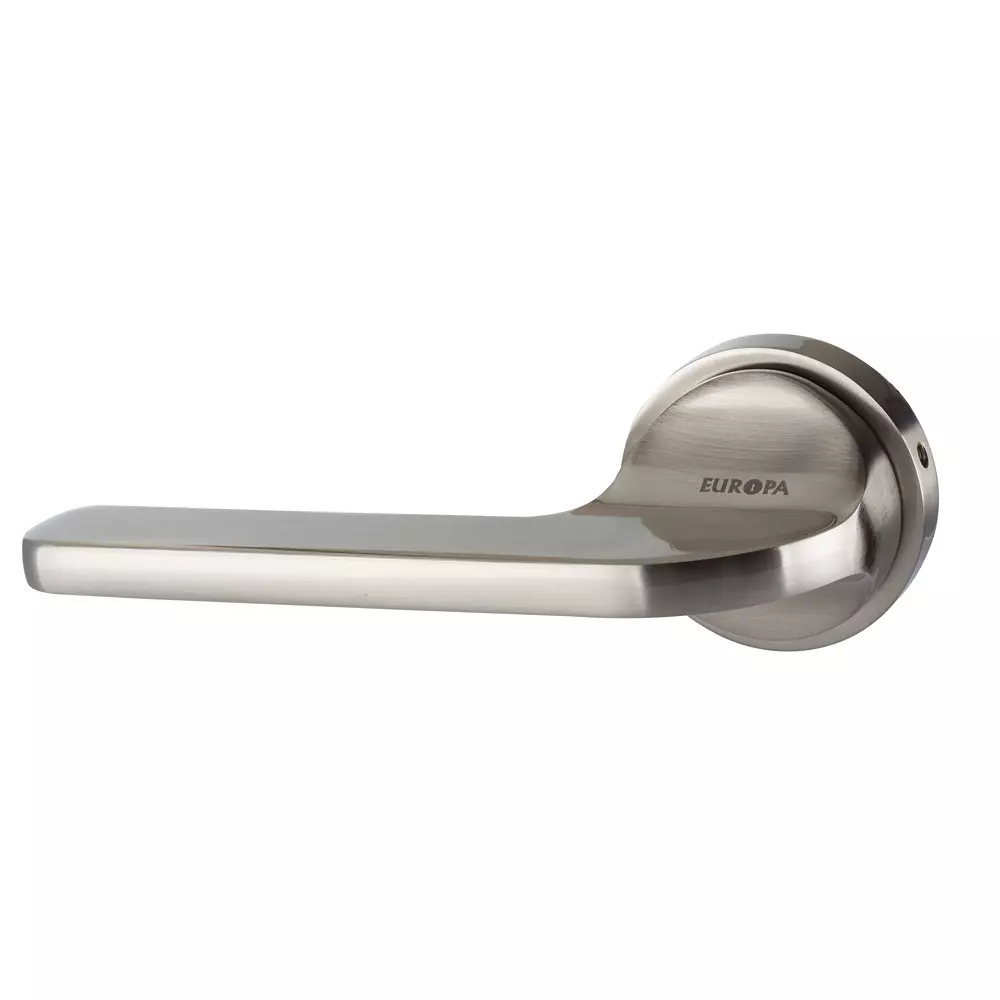Europa Mortise Handle Rose Zinc Stainless Steel Finish, MHZR603