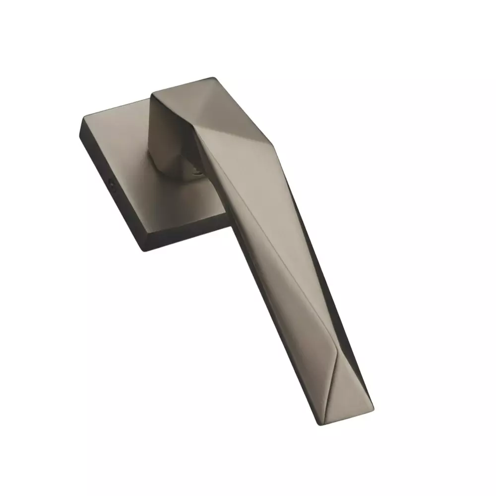 Harrison Right Hand Side Door Handle White Metal 250 mm Plate Size M/B Finish, 10220