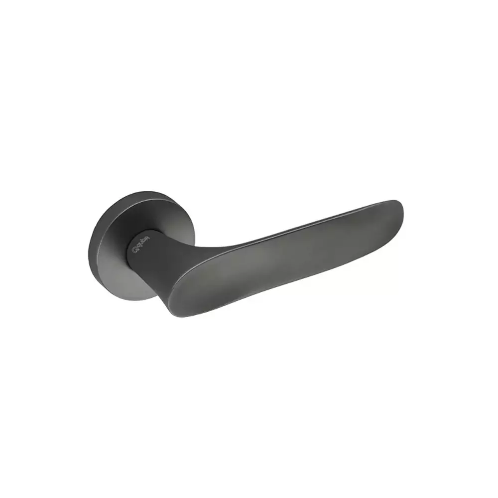 Quba Iconic Door Handle Brass BMPVD Finish, QP 3018