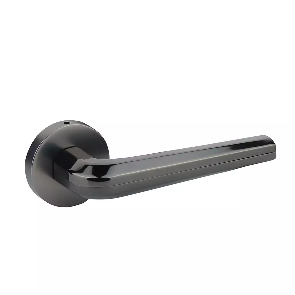 Quba Platini Door Handle Zinc Alloy BN/BM Finish, Q 5002
