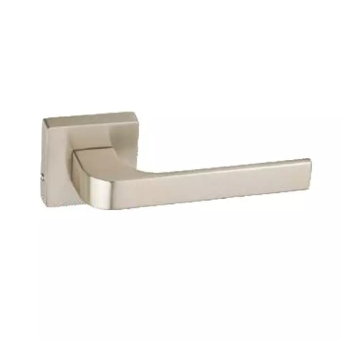 Europa Mortise Handle Rose Zinc Stainless Steel Finish, MHZR696SS
