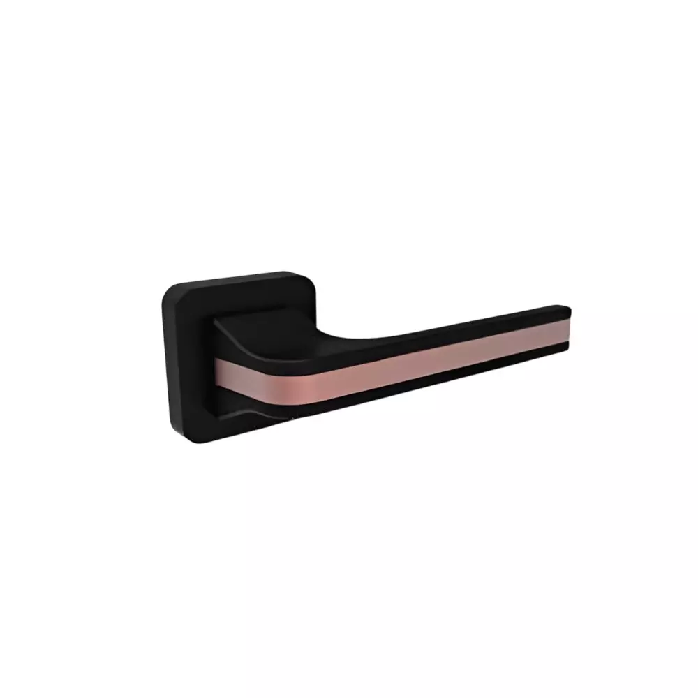 Godrej Rose Handle HDH 20 Neo Luxury Theme Matte Black Rose Finish, 9447