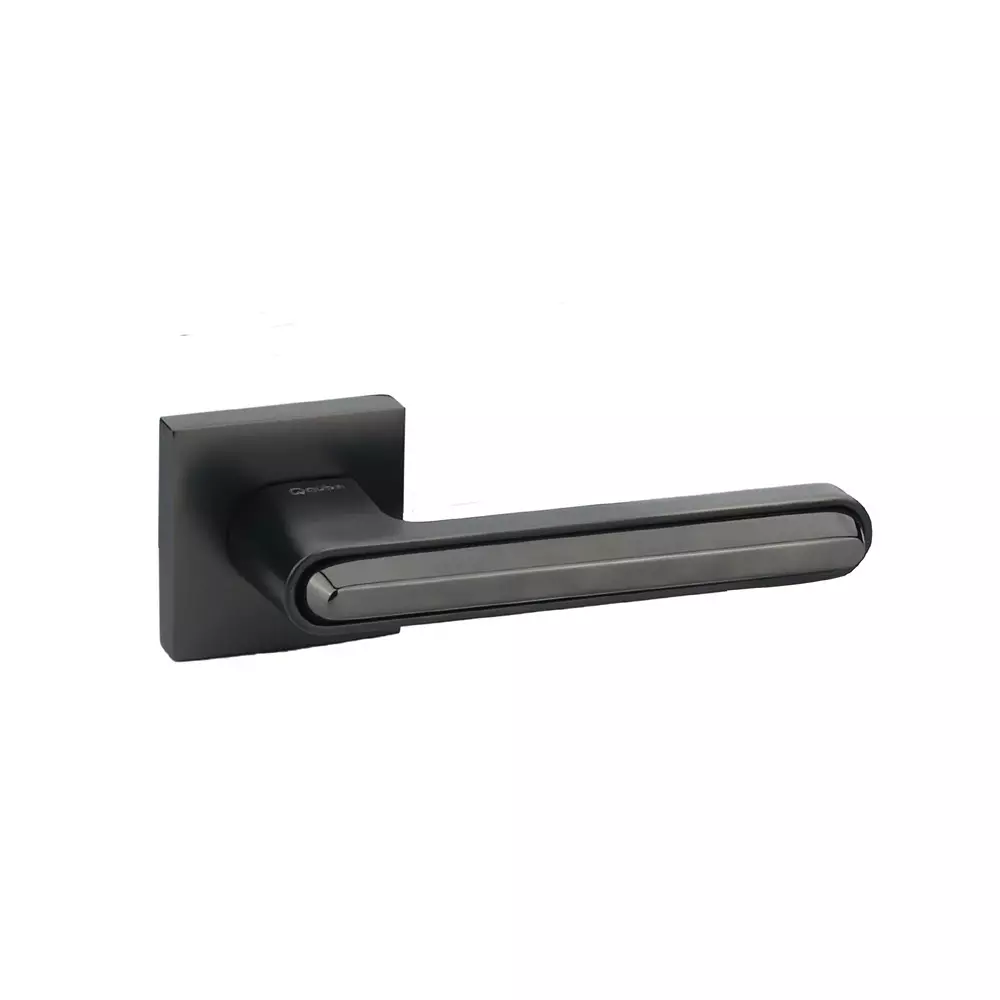 Quba Platini Door Handle Zinc Alloy BN/BM Finish, Q 5001