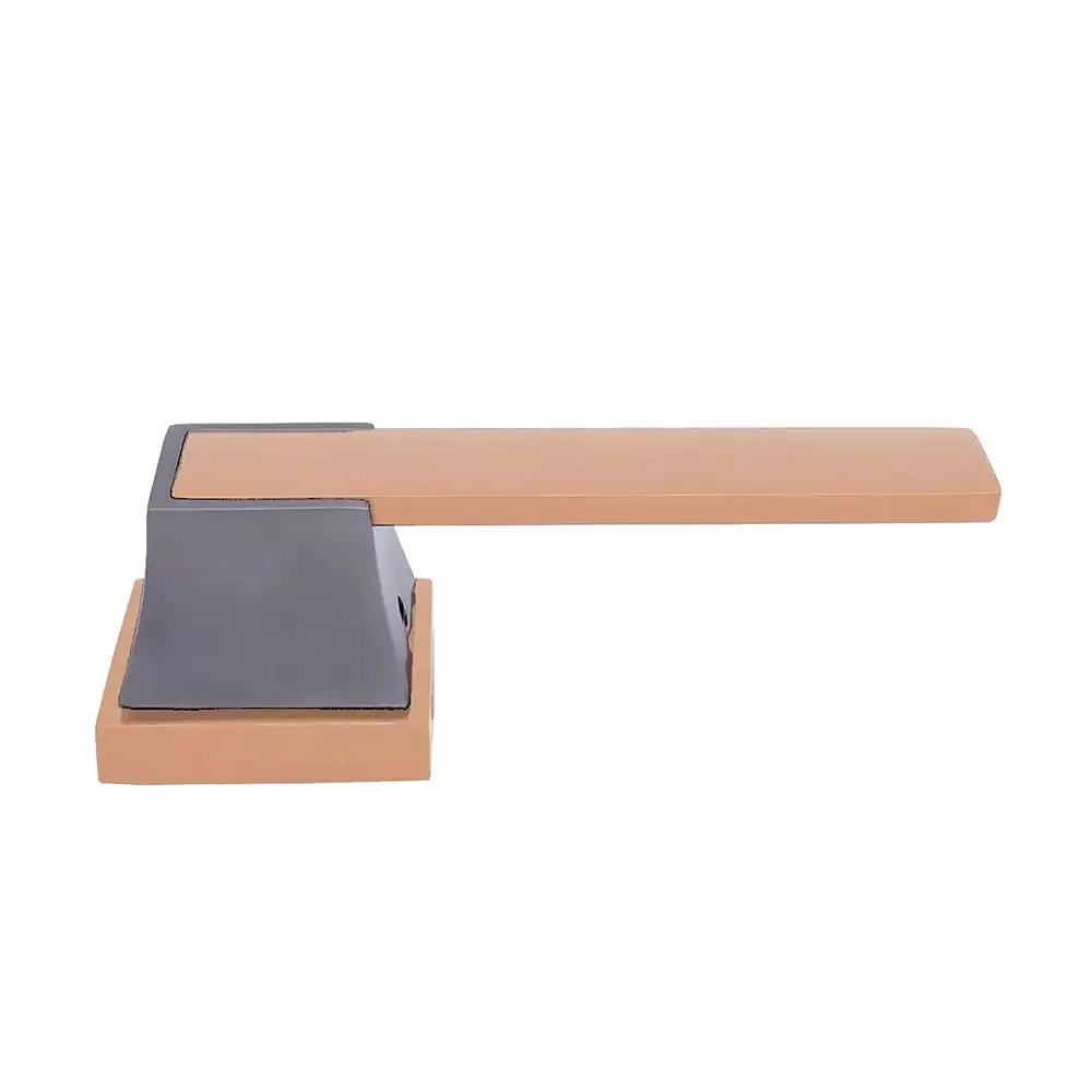 Magmus Mortise Handle Set Brass PVD Rose Gold / Satin Black Finish (SJ - 378), 300501378.5108