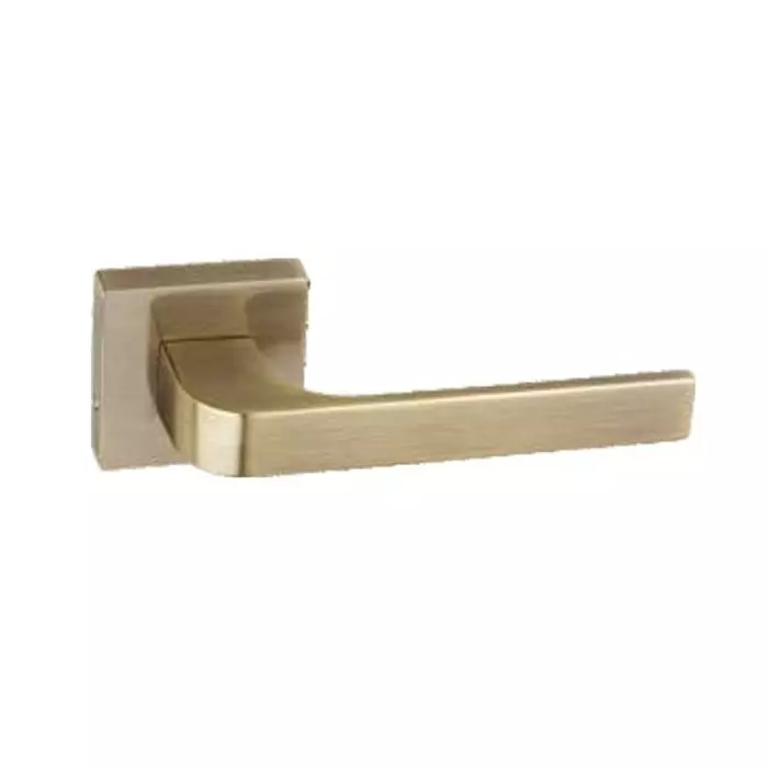 Europa Mortise Handle Rose Zinc Antique Brass Finish, MHZR696AB