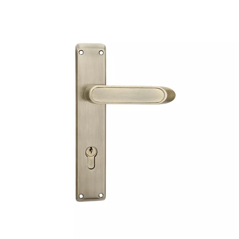 Godrej Door Handle Set 1CK NEH 21 Antique Brass, 3537