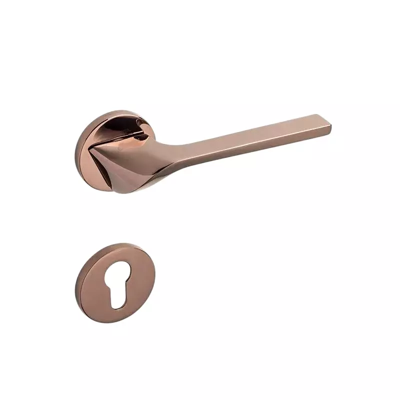 OZONE Astro Series NYX Mortise Handle 200 mm High-Quality Zinc Alloy Rose Gold Finish, OZH-AST-NYX 8” ROSE GOLD
