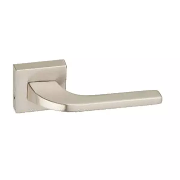 Europa Mortise Handle Rose Zinc Stainless Steel Finish, MHZR692SS