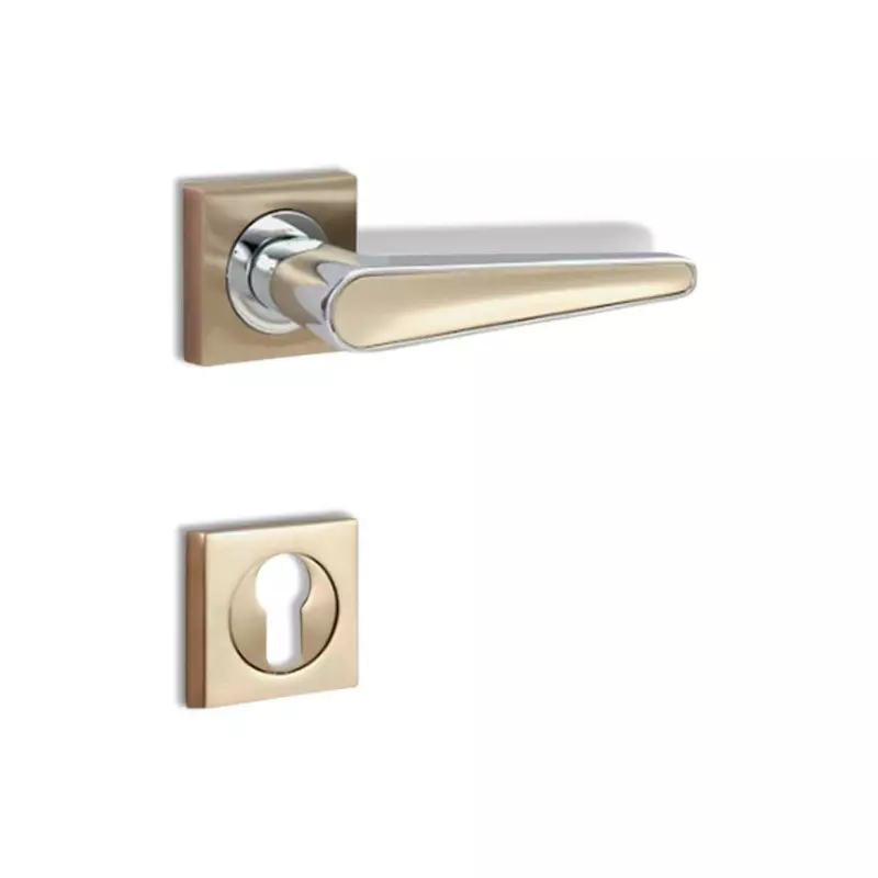 Godrej Handle & Lockbody Combipack NEH 19 Satin Steel, 2666