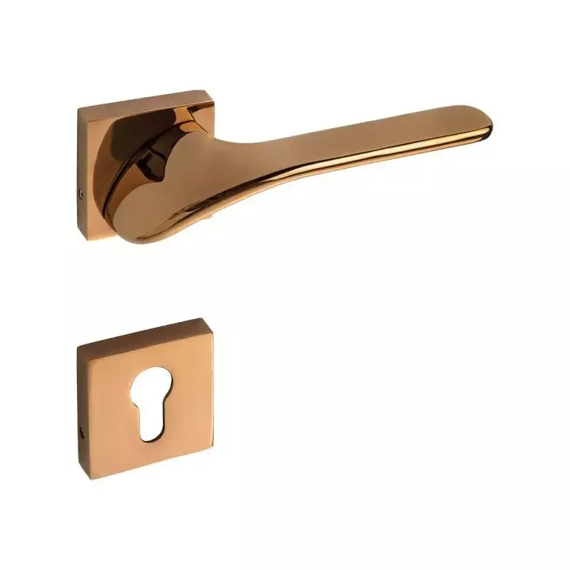 OZONE Astro Series POLLUX 45x85 mm Mortise Handle High-Quality Zinc Alloy Rose Gold Finish, OZH-AST-LUX RS ROSE GOLD