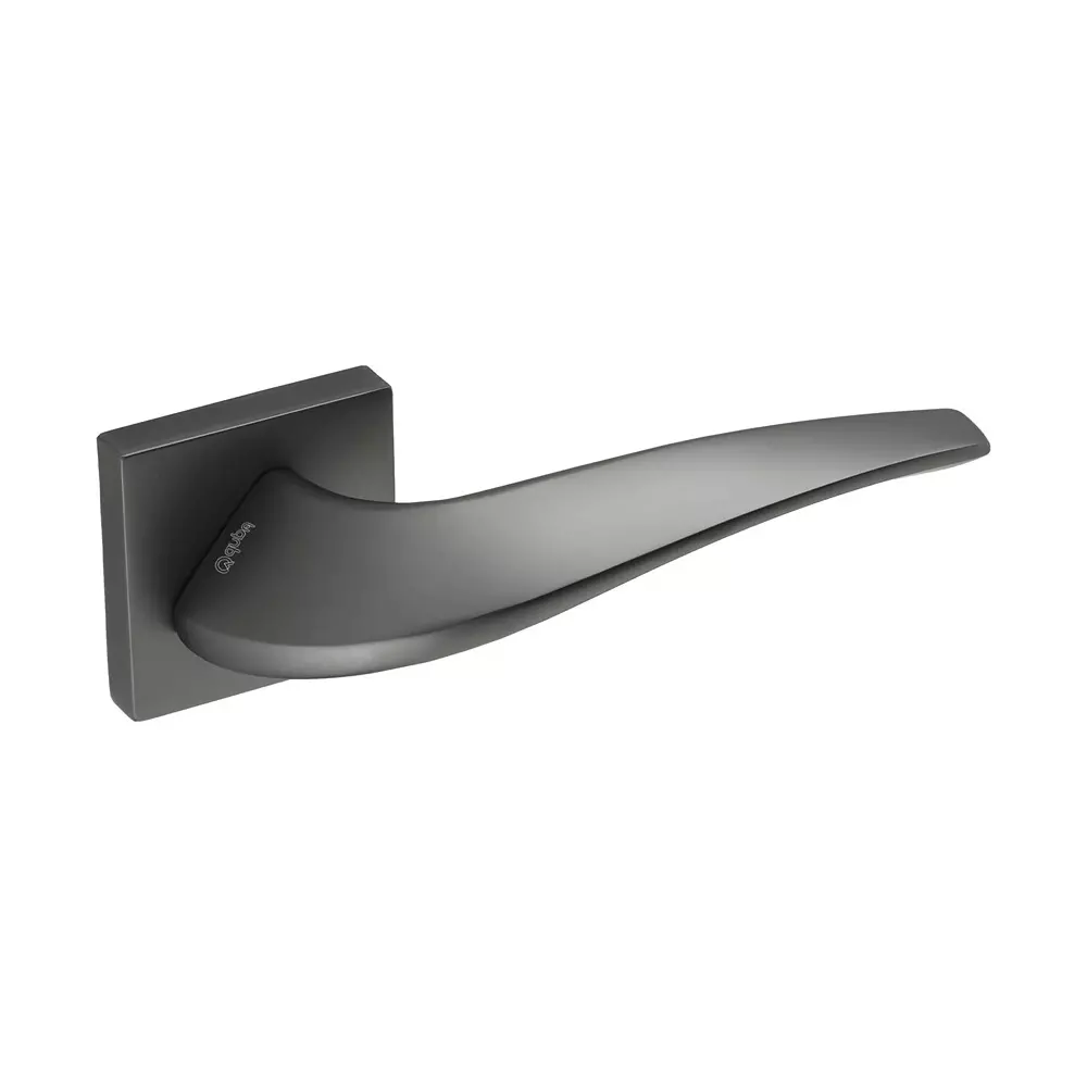 Quba Iconic Door Handle Brass BMPVD Finish, QP 3013