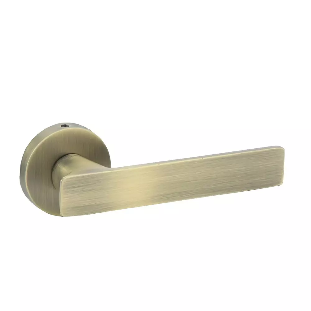 Quba Platini Door Handle Zinc Alloy ABM Finish, Q 5003