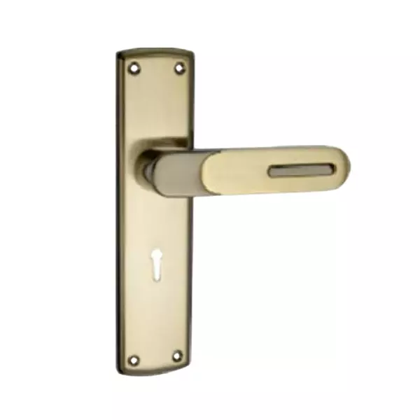 Tasa Mortise Handle White Metal Antique Finish, Q-33