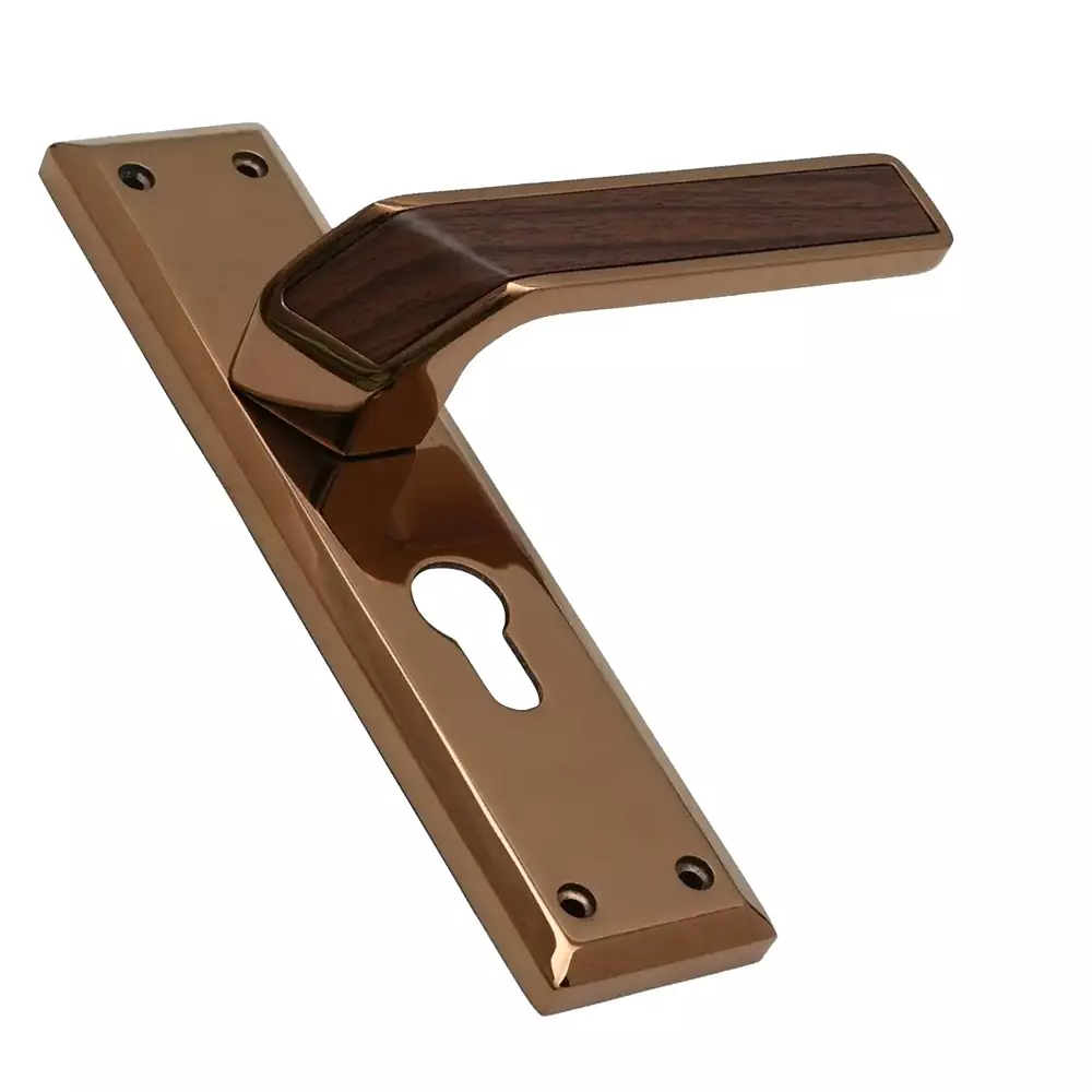 Magmus Mortise Handle Set Brass PVD Rose Gold / Qubic Finish (SJ - 375), 200501375.5109