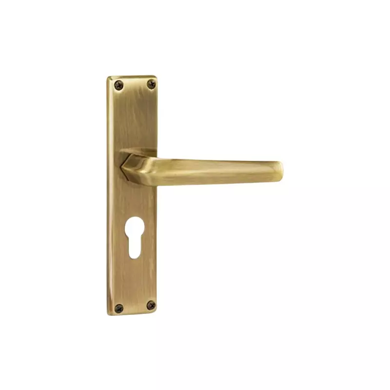 Godrej Door Handle Set 1CK NEH 20 Antique Brass, 3133