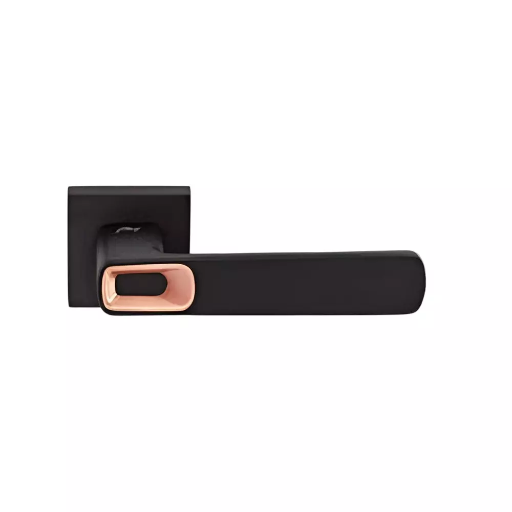Godrej Rose Handle HDH 07 Neo Luxury Theme Matte Black Rose Finish, 9305