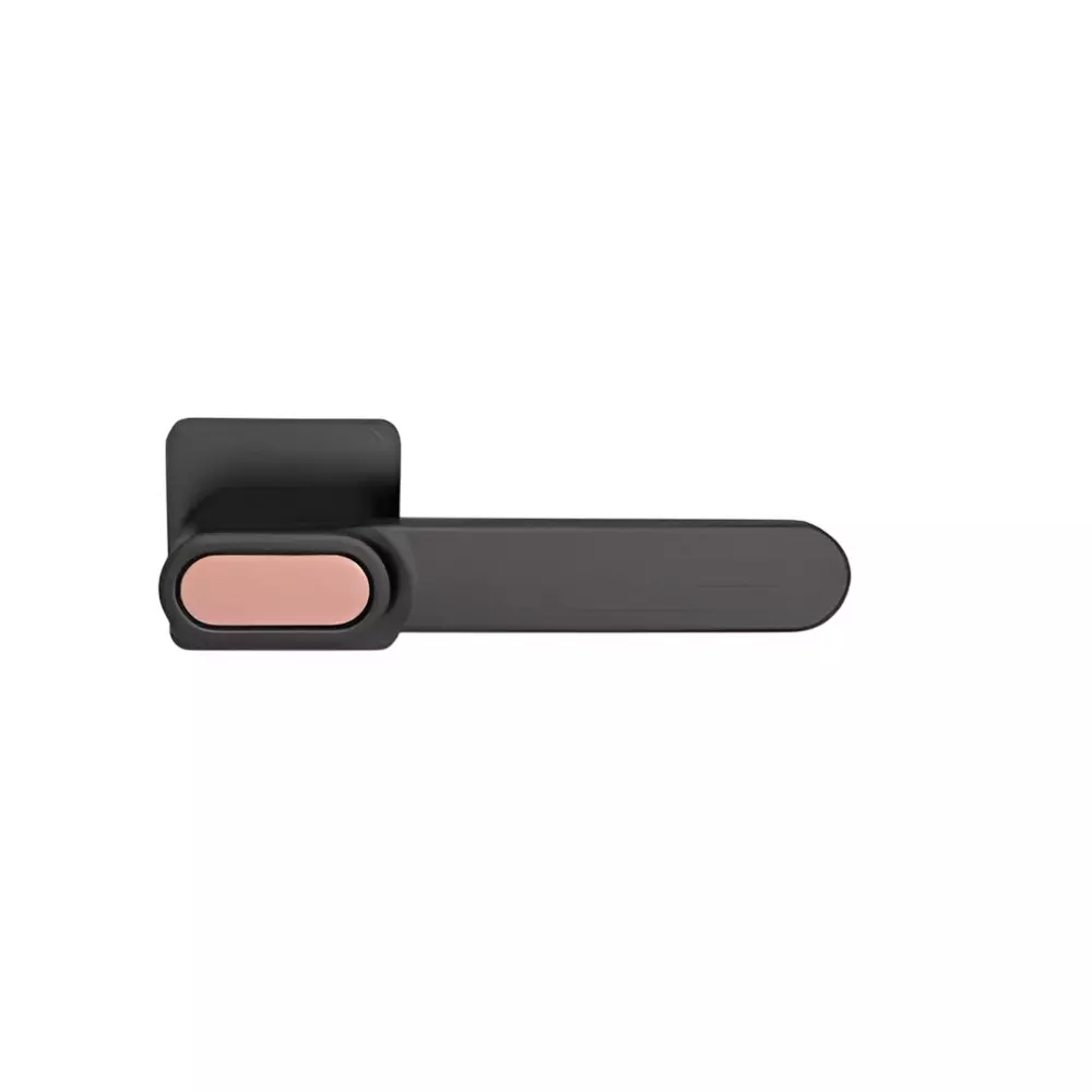 Godrej Rose Handle HDH 19 Neo Luxury Theme Matte Black Rose Finish, 9360