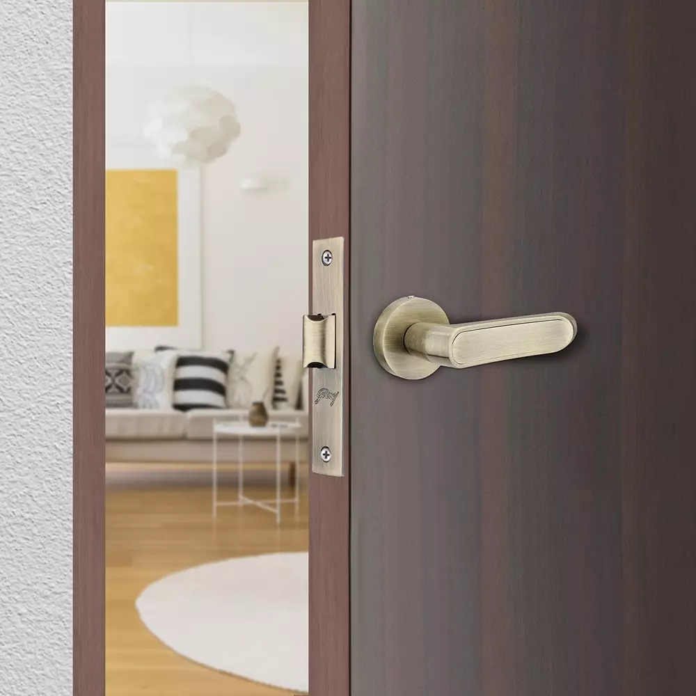 Godrej Rose Handle NEH 21 Antique Brass, 3543