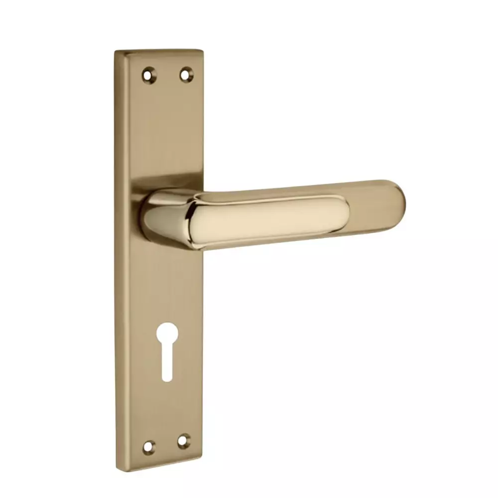 Harrison HECTOR Right Hand Side Door Handle White Metal 200 mm Plate Size Antique Finish, 10600