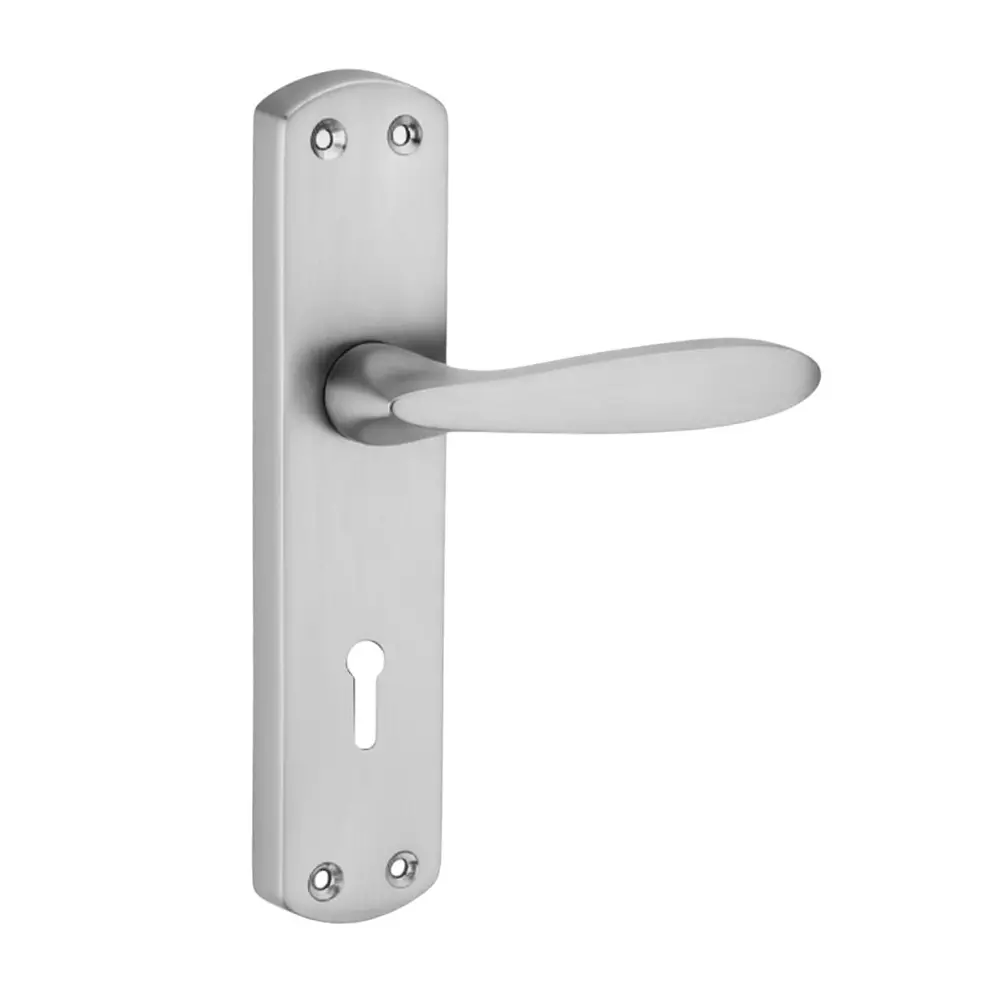 Harrison ALTO Right Hand Side Door Handle Mild Steel 65 mm Plate Size S/C Finish, 10561