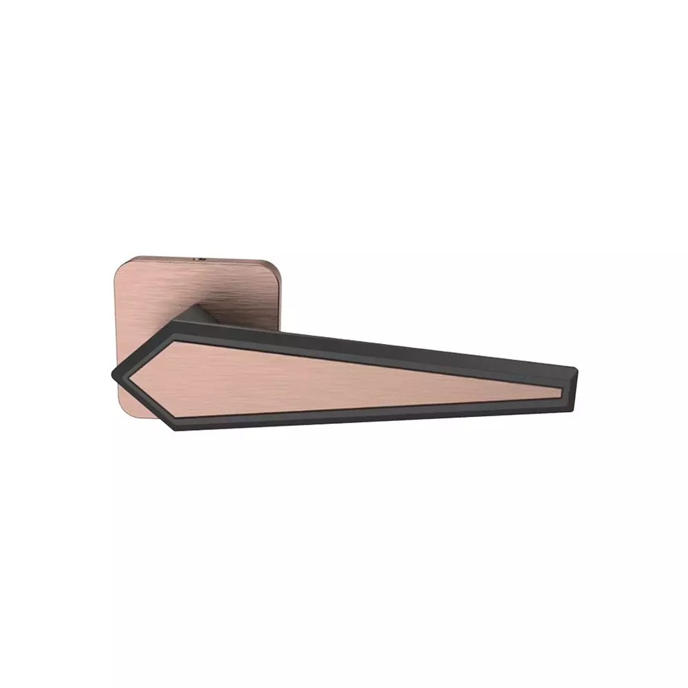 GODREJ NEH 22 Rose Handle 28 to 40 mm Door Thickness Stainless Steel Black Antique Copper Finish, 3794