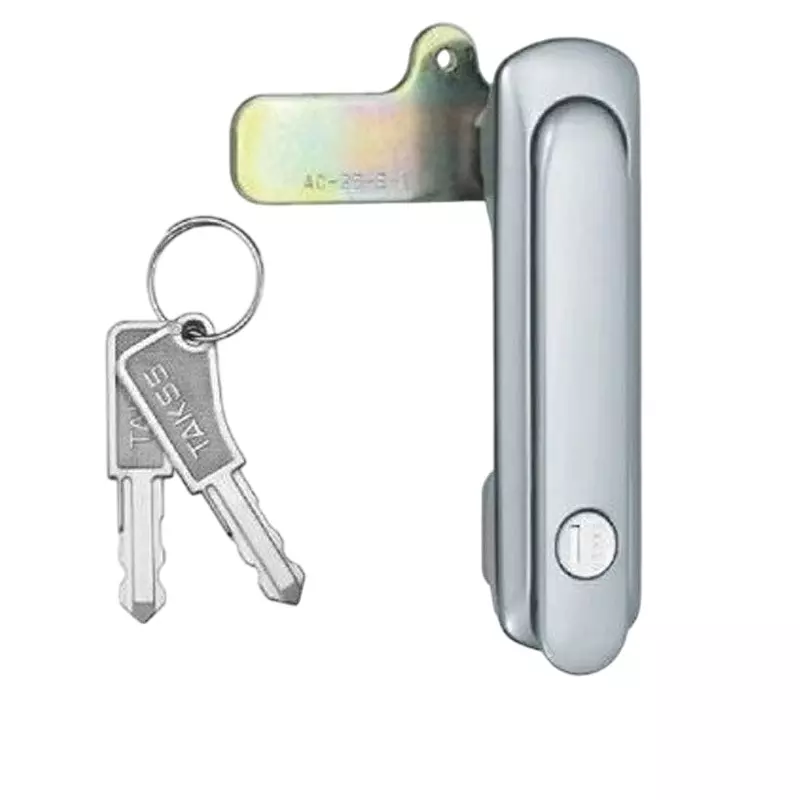 TAKIGEN Thin Flat Swing Handle Zinc Alloy Satellite Chrome Plating, A-464-2-1(TAK55)