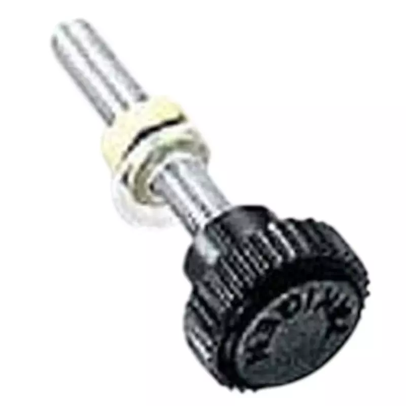 TAKIGEN Small Knurl Knob (M5 Male Thread L = 20) 20 mm Mounting Length, AP-40-3-Black