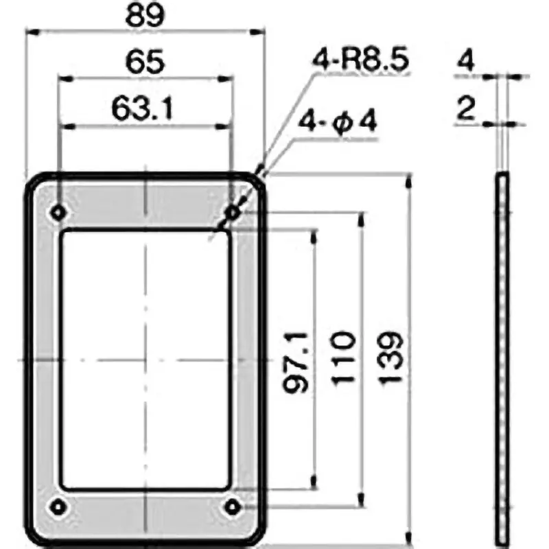 TAKIGEN Packing for Plastic Embedded Handle PC/ABS, AP-191-1-P