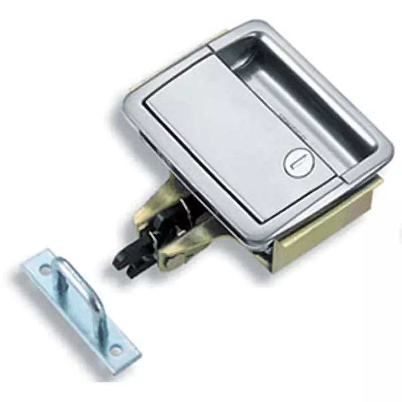 TAKIGEN Snatch Lock Flat Handle Zinc Alloy for Vibration Resistance, A-151R-B-1-1(#400)