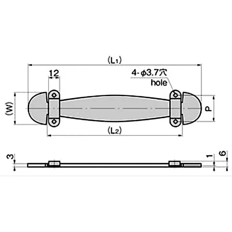 TAKIGEN Leather Handle 19-39N Suspended Load 20 g, A-70-1