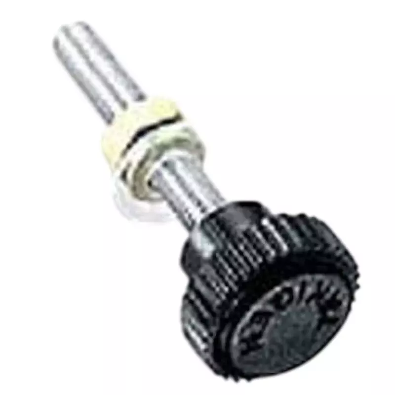 TAKIGEN Small Knurl Knob (M5 Male Thread L = 20) 20 mm Mounting Length, AP-40-3-Ivory
