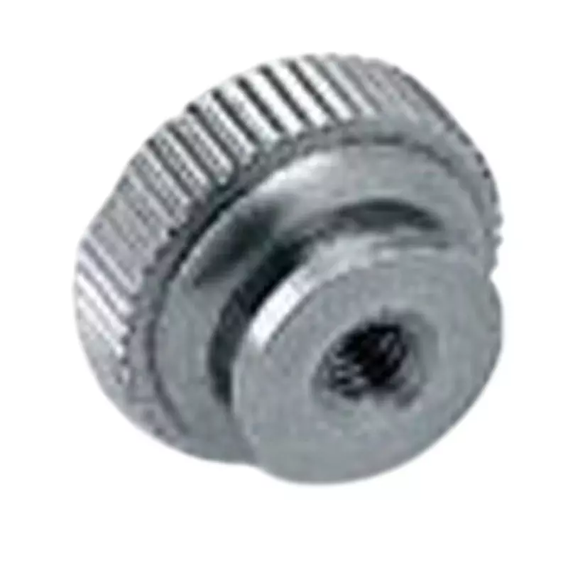 TAKIGEN Small Knurled Knob (M5 Screw Hole) 6 mm Mounting Length, A-1040-13