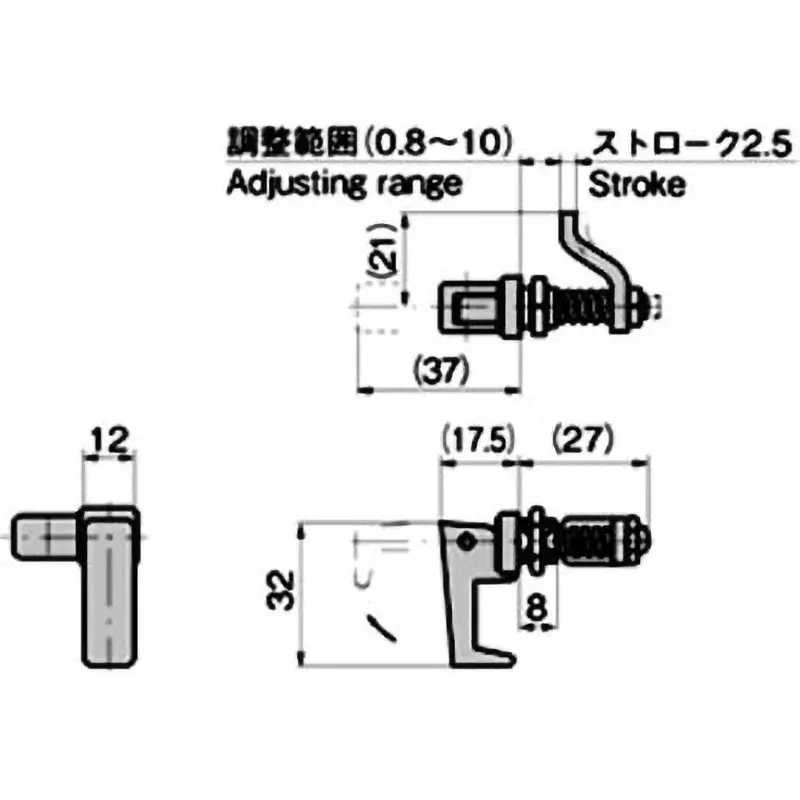 TAKIGEN Lift Handle Zinc Alloy Chrome Plating, A-203
