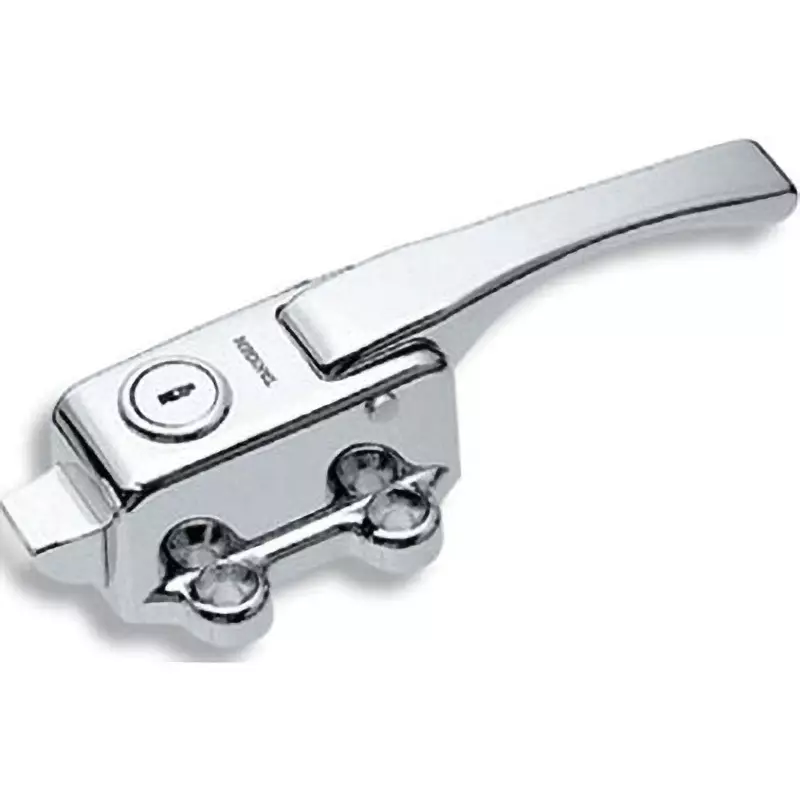 TAKIGEN Small Handle Zinc Alloy Chrome Plating for Sealing, FA-708 with key (#400)