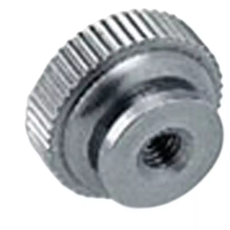 TAKIGEN Small Knurled Knob (M4 Screw Hole) 6 mm Mounting Length, A-1040-11