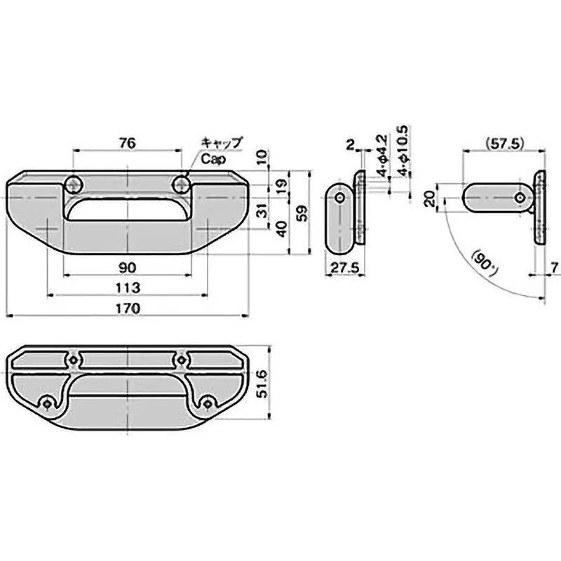 takigen-spring-loaded-handle-damper-type-175-g-ap-269-1